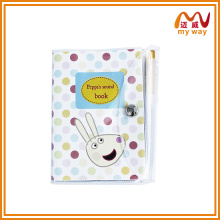 Cute dog PVC cover memo pad com caneta de china fornecedor para atacado